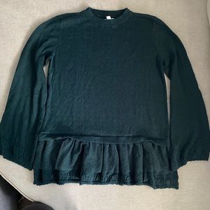Lauren Conrad Size L Green Sweater